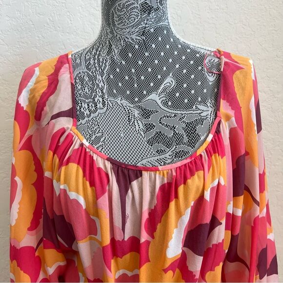 Trina Turk Silk Blend Blouse Women’s Small - Picture 3 of 12